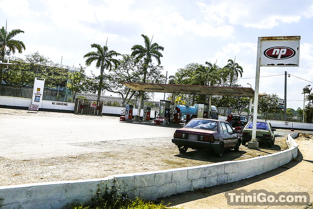 NP Gas Station Pointe a Pierre Southern Main Road Roundabout